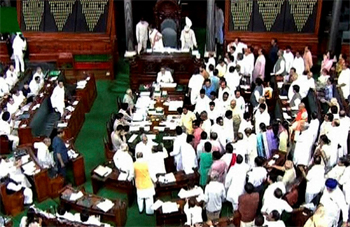 Telangana Bill On Parlament